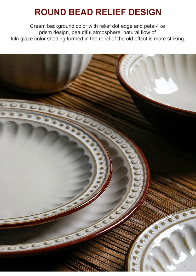 Luxury Modern Bone China Porcelain Dinner Set Ceramic Dinnerware Plate Sets