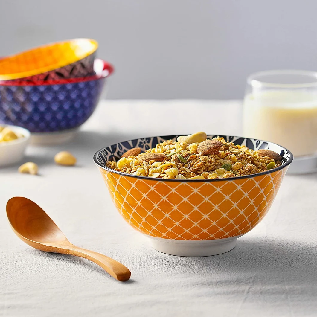 Newly Hot Sale Home Hotel Ceramic Dinner Bowl for Cereal, Soup