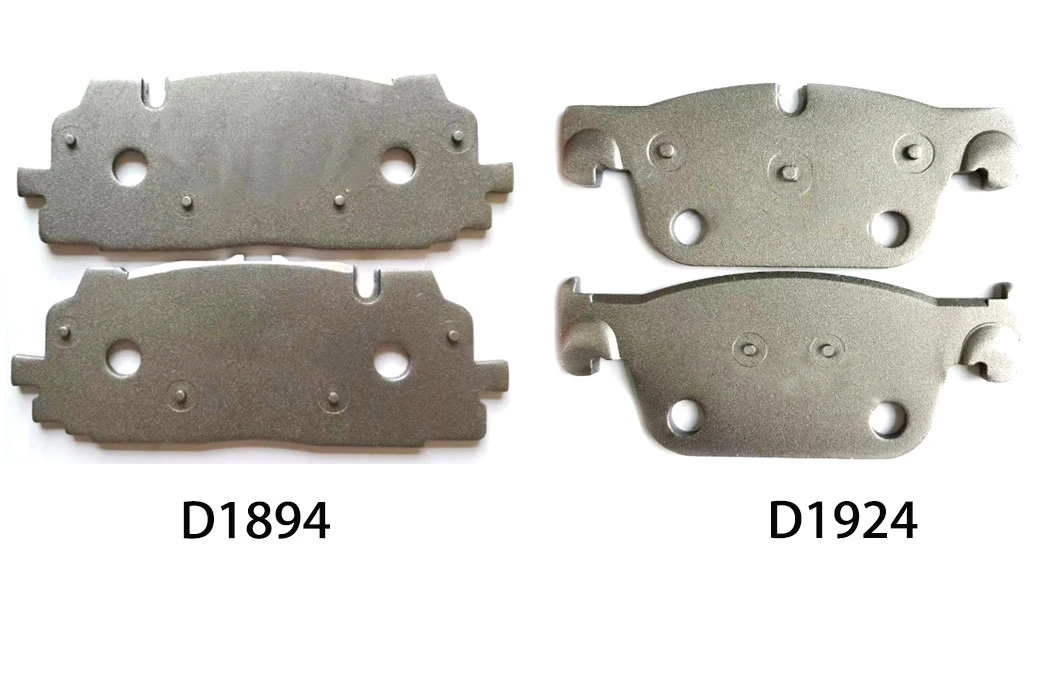 China Factory Brake Pads Auto Parts Backing Plate D257