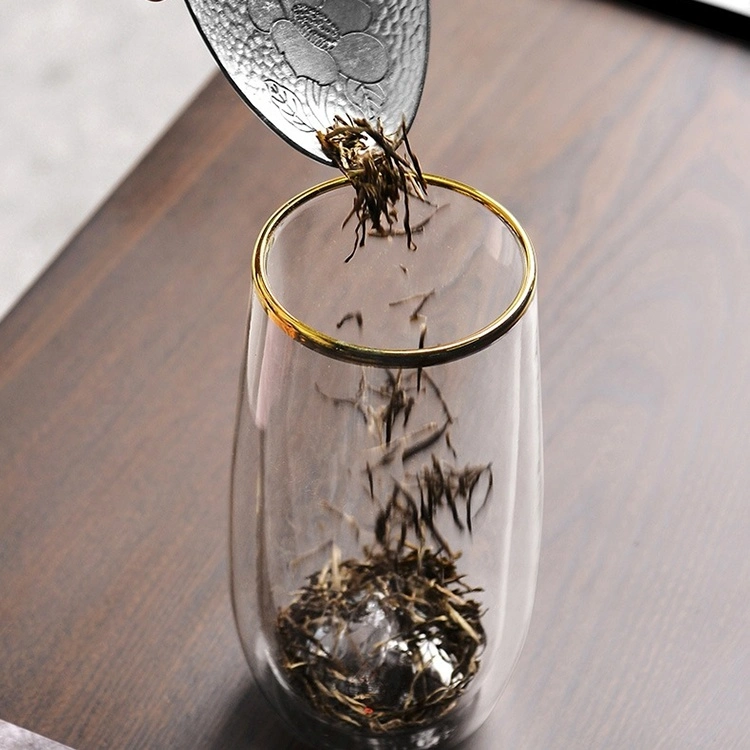 280ml Heat Resistant Borosilicate Hill Double Wall Glass Kitchenware Glassware Coffee Tea Water Milk Wine Beer Drinking Cup Mugs