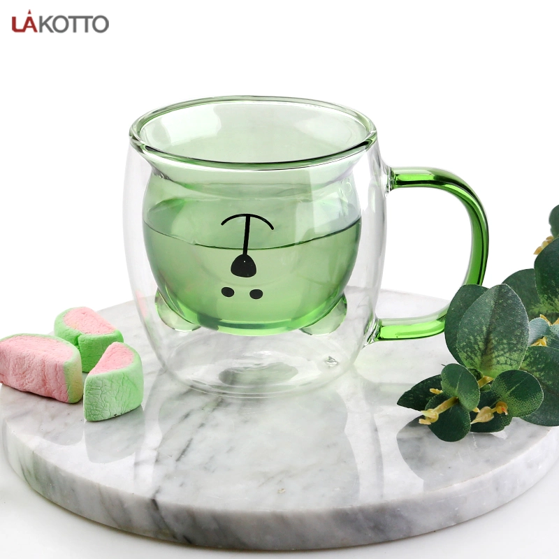 Hot Clear Glass Office Lakotto Milk Double Wall Mug Coffee Cup Glassware