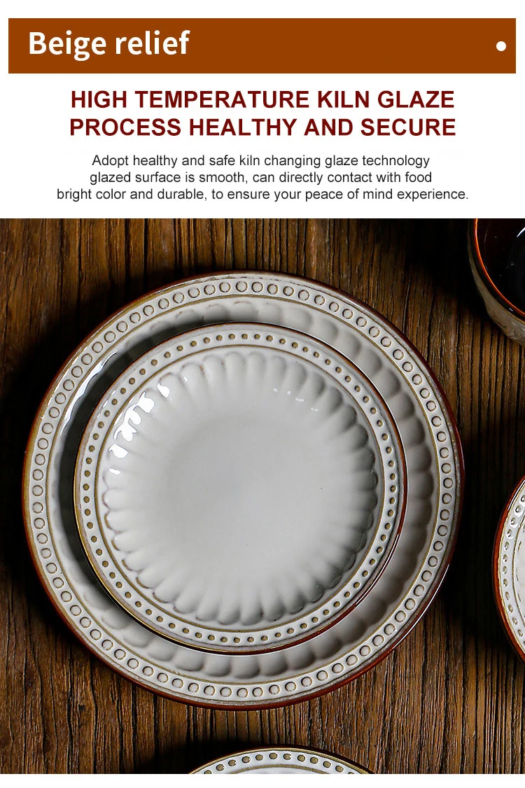 Luxury Modern Bone China Porcelain Dinner Set Ceramic Dinnerware Plate Sets