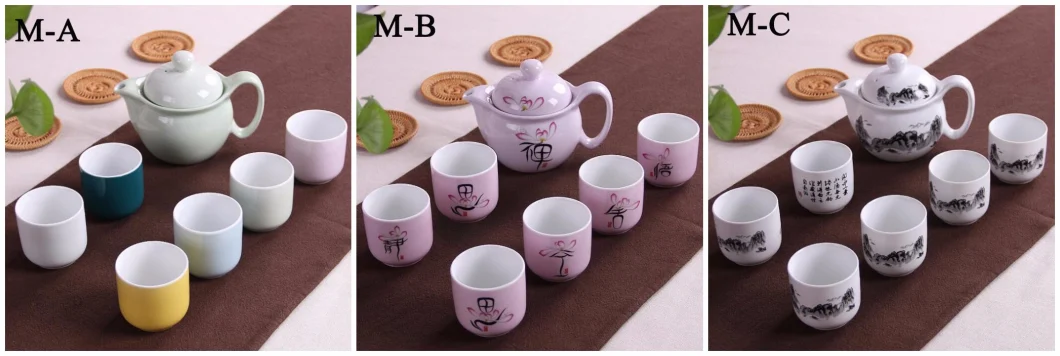 Beautiful Tea Set Gifts Customize Porcelain Tea Set Ceramic Tea Set