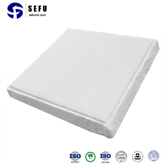 Sefu China OEM Custom Factory High-Quality Alumina Ceramic Foam Filter Plate for Aluminum Casting