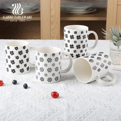 Classic Round Coffee Mug Ceramic New Bone China Water Mugs Custom Design Drinking Ware
